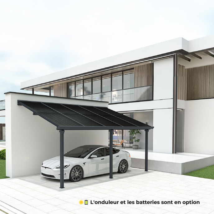 Abri de voitures photovoltaïque Becquerel II