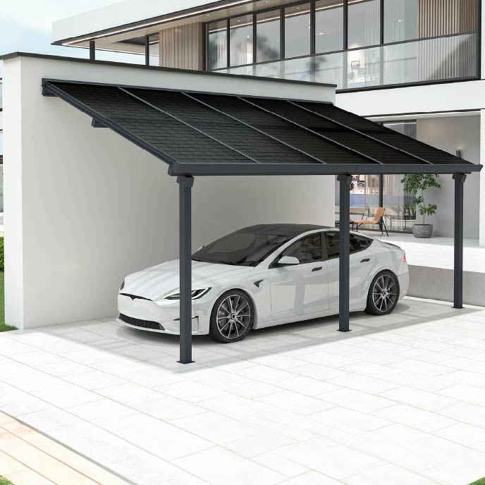 Marquesina fotovoltaica para coche Becquerel II